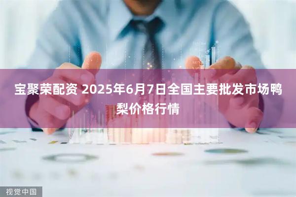 宝聚荣配资 2025年6月7日全国主要批发市场鸭梨价格行情